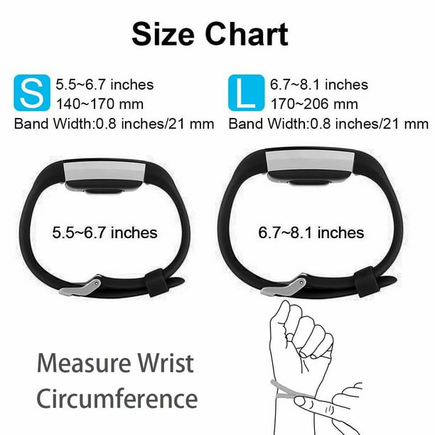 For Fitbit Charge 2 Bands, Adjustable Replacement Sport Strap Bands for Fitbit Charge 2 Fitness Wristband Large Small - Walmart.com