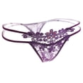 thumbnail image 1 of Lencería de encaje para mujer Calzoncillos con Ropa interior Bragas Púrpura SM SunniMix Ropa interior de las mujeres, 1 of 8