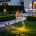 thumbnail image 4 of Solar Lights Outdoor Decorative, Solar Watering Can Lights (Warm White) | Solar Lantern Outdoor Waterproof, Hanging Light for Yard, Patio, Gardening Gift for Moms Birthday, Garden Decor (Butterfly), 4 of 6