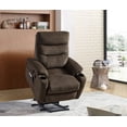 thumbnail image 3 of MAYEERTY Electric Recliner Chair with Massage & Heat for Elderly, 3 Positions,2 Pockets & Cup Holders, USB, 3 of 6
