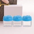 thumbnail image 4 of 12 piezas de plástico Tapa de rosa de plástico Jares de crema de crema facial Jares de crema facial vacío Recipientes de crema de viaje 20G, 4 of 6