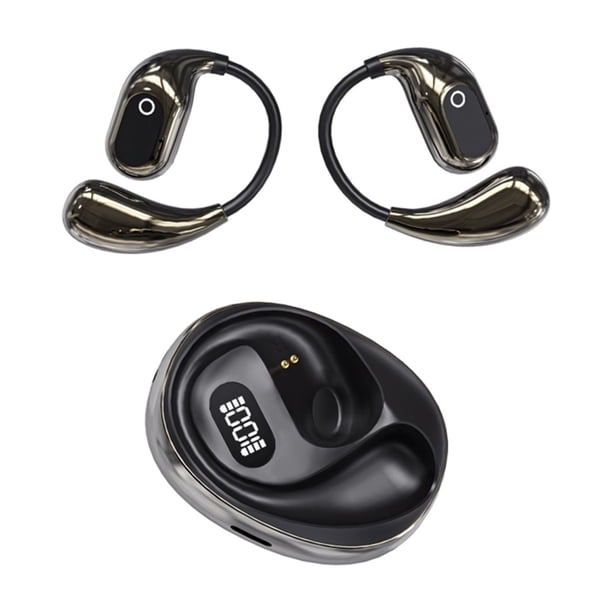 Sidaley Auriculares inalámbricos inteligentes ABS Funcionalidad de traducción versátil que proporciona tiempo Real Electrónica negro