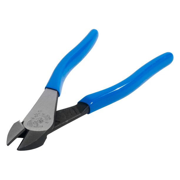 Klein Tools D200028 2000 Series 8" Lap Joint Dipped Handle Straight Head Diagonal Cutters