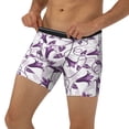 thumbnail image 3 of Disketp Violets Flowers Men's Boxer Briefs Men’s Underwear Boxer Briefs for Men, 3 of 7