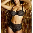 thumbnail image 4 of Panache Allure Deep Brief (10764),2XL,Black/Latte, 4 of 6