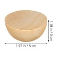 thumbnail image 2 of WEAVILUX Wood Half Round Beads, 20 Pieces for Jewelry Making, Crafts, Home Decor Supplies, 2 of 8