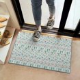 thumbnail image 2 of Light Blue Christmas Tree Pattern Door Rugs,Washable Non Slip Door Mats Indoor,Decorative Door Mats,Entry Mat Indoor for Entrance,Bedroom,Kitchen,Bathroom,16"x24", 2 of 6