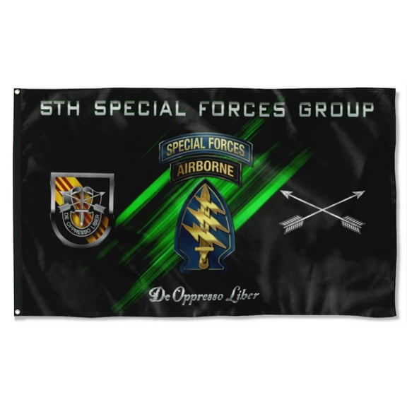 Cayyon 5th Special Forces Group Flag 3x5Feet Military Banner with 2 Brass Grommets