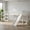 White, variant on Demi Bonn Twin Over Twin Floor Bunk Bed with Slide and Ladder, Solid Pine Wood Low Bunkbeds with Safety Guardrails for Dorm, Bedroom, Guest Room, White
