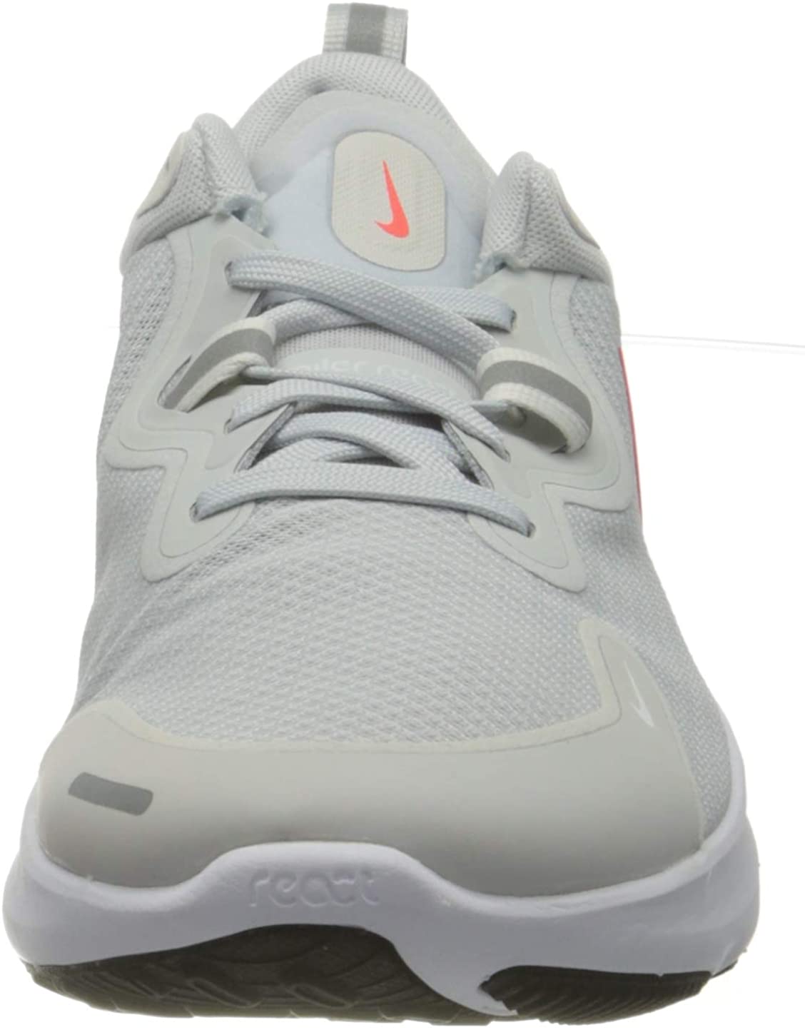 Nike Men's React Miler Running Shoe, Platinum/Crimson/Blue, 12 D(M) US - image 2 of 7