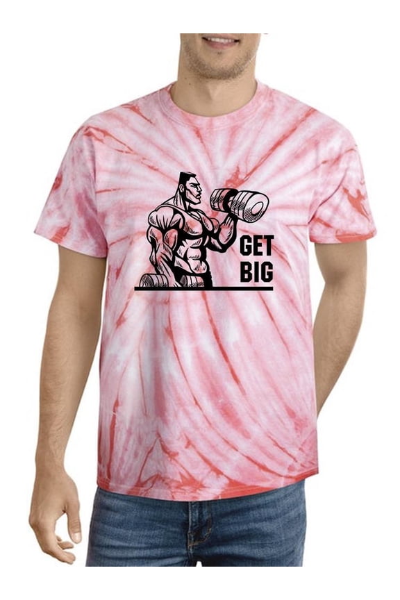 Get Big Bodybuilder Tie Dye Cyclone Men -Image by Shutterstock, Male Medium
