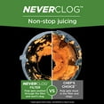 thumbnail image 3 of Ninja JC151 NeverClog Cold Press Juicer, Powerful Slow Juicer with Total Pulp Control, Charcoal, 3 of 12
