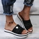 thumbnail image 1 of Sandalias de moda para mujer, zapatillas casuales de suela gruesa para personas de verano perezosas Wmkox8yii hj789, 1 of 5