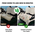 thumbnail image 4 of Golf Cart Seat Covers for 2 Seater,Watercolor Wildflowers Microfiber Cart Seat Towel Blanket,Farmhouse Botanical Flowers Herbs Absorbent NonSlip Bench Seats Protector for Golf Course 51"x31", 4 of 9