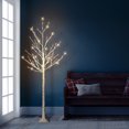 thumbnail image 3 of Set of 2 6 ft Pre-Lit White Artificial Twig Tree, 3 of 6