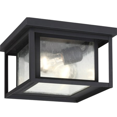 

Sea Gull Lighting 78027 Hunnington 2 Light Outdoor Flush Mount Ceiling Fixture