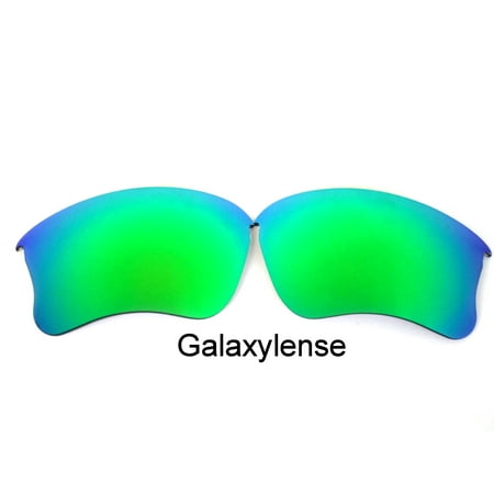 Galaxy Replacement Lenses For-Oakley Flak Jacket XLJ Iridium Green Polarized 100%UVAB