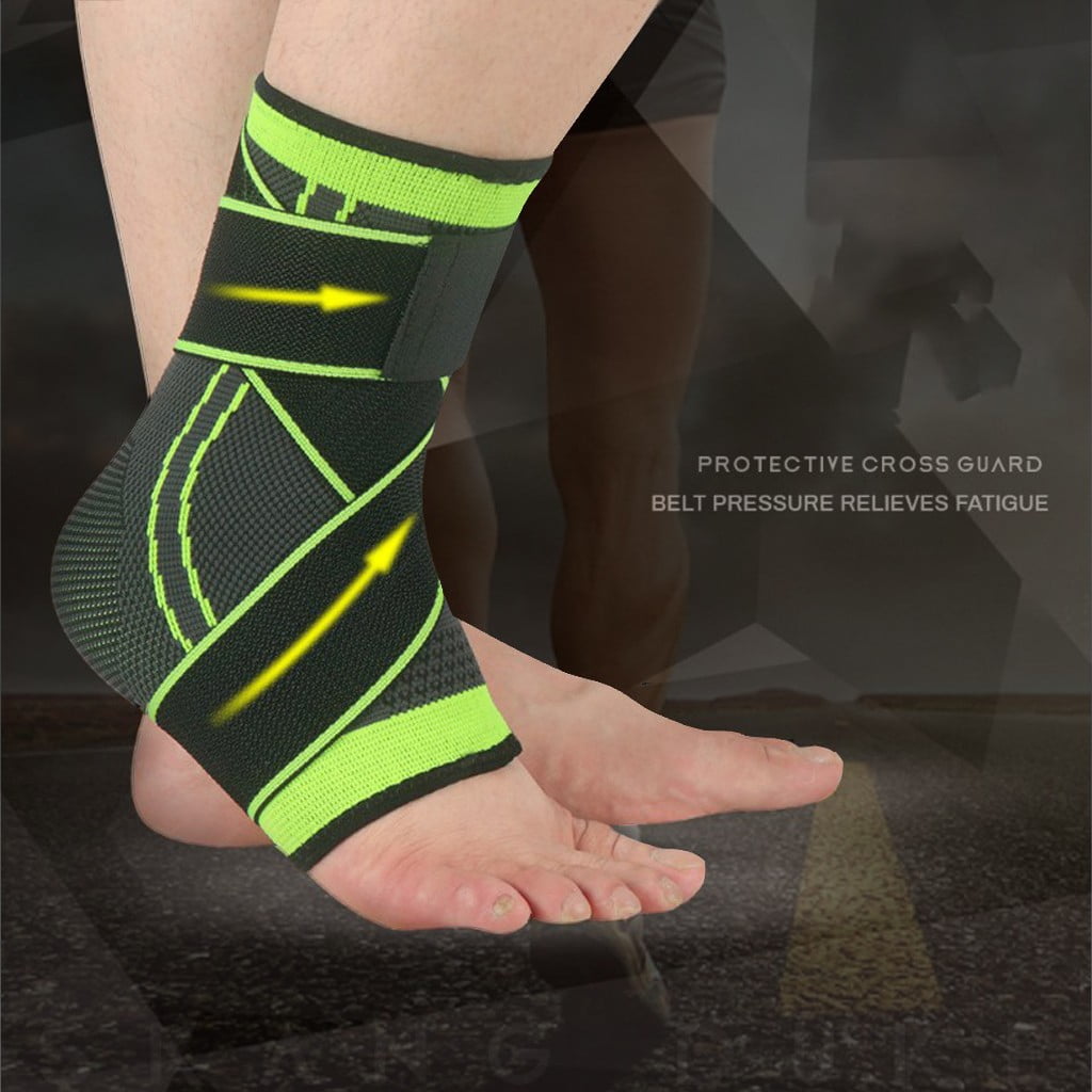 Sports Ankle Support Brace Sprain Strap Stabiliser Guard Pad Sock Foot