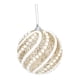 thumbnail image 5 of Adorno navideño de bola de 8 cm, accesorio decorativo, irrompible. Amarillo, 5 of 7