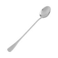 thumbnail image 2 of 8 cucharas de mango largo para té helado, café, helado, acero inoxidable, para revolver cócteles., 2 of 7