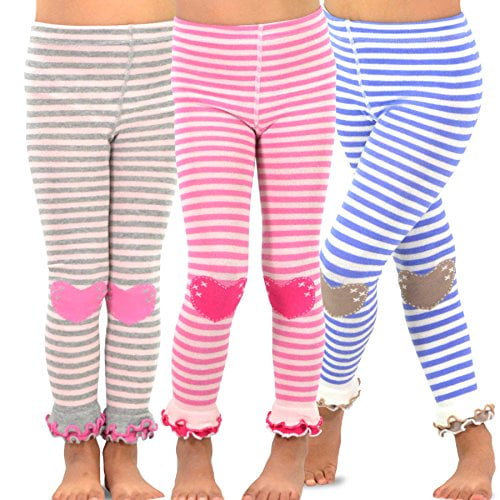 Cotton 18-24 months 2 pairs of Stars /& Stripe Baby Tights