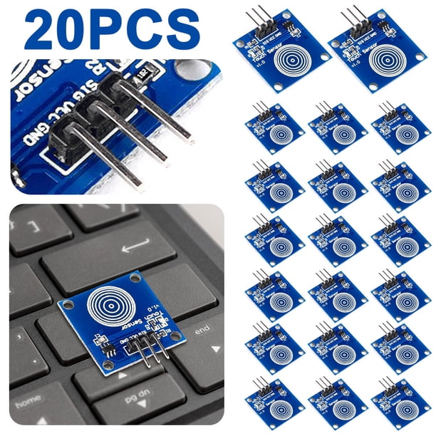 Módulo sensor digital TTP223 botón interruptor táctil capacitivo 2-5.5V DC