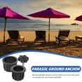 thumbnail image 2 of Miangastore 1 Ensemble de Base de Parasol Bouchons et Capuchon de Remplacement pour Parasol de Patio, 2 of 8