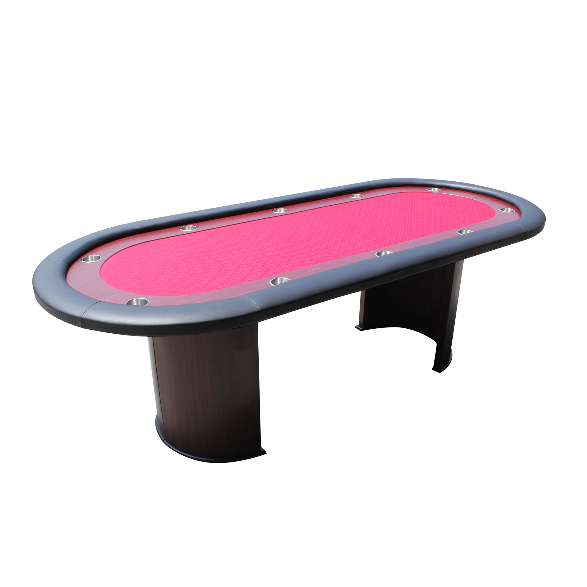 IDS Poker 10 Player Poker Table Casino Texas Holdem Wooden Legs Play Table