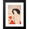 thumbnail image 2 of Tsukioka Yoshitoshi 17x24 Black Modern Framed Museum Art Print Titled - Elegant; a Lady of the Imperial Court in the Kyowa Period (1801-1803) (1888), 2 of 5