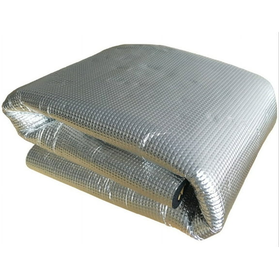 Furulu Car Engine Firewall Mat Heat Shield Sound Insulation PE Foam 10mm Self-adhesive