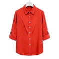thumbnail image 5 of Neewe Womens Long Sleeve Shirts Casual Summer Fashion Ladie Tops Loose Fit Spring Lightweight Clothes Beach Vacation, 5 of 8