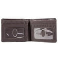 thumbnail image 4 of Big Skinny Portefeuille Mince en Cuir à Rabat en L pour Homme, Brun, 4 of 8