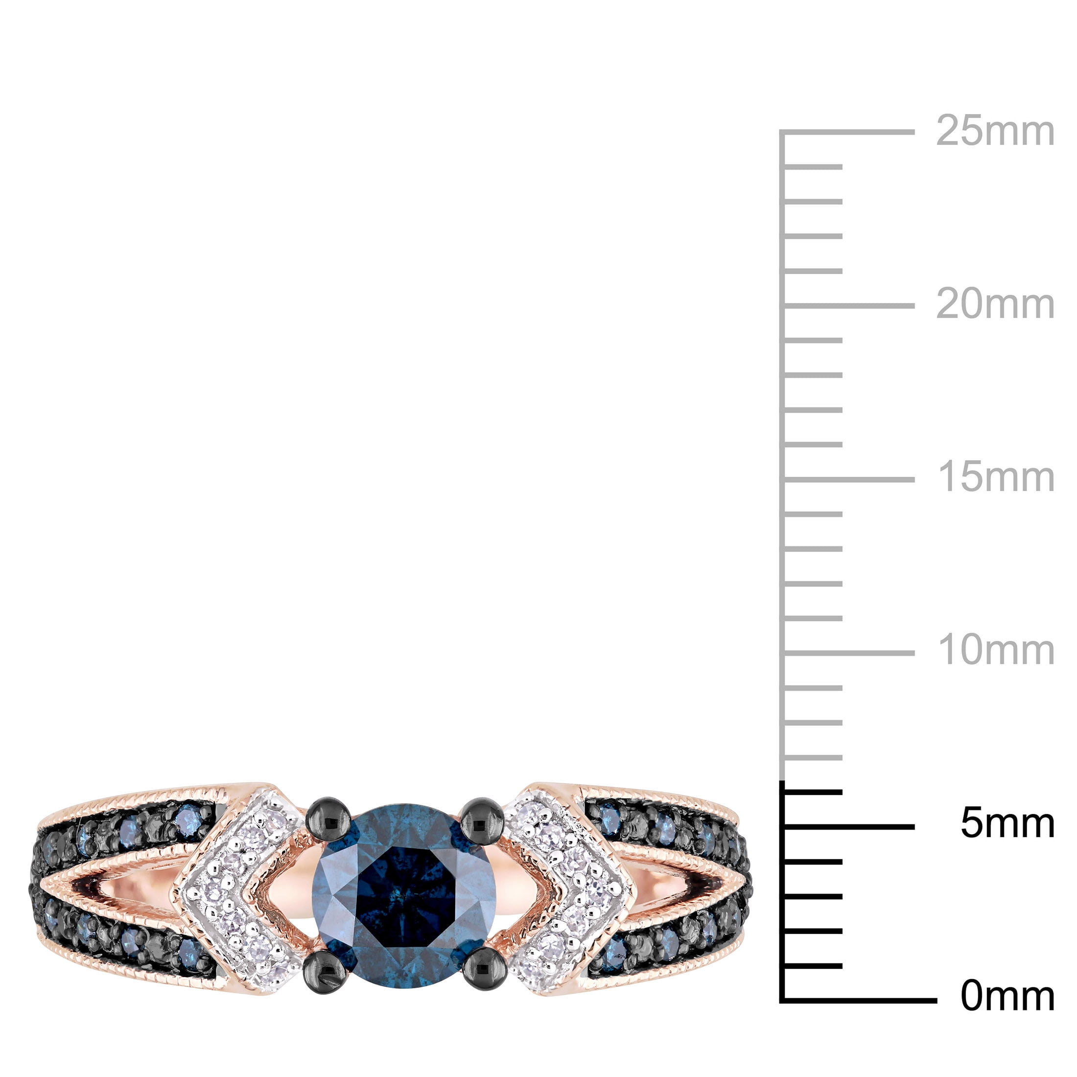Everly Women's Diamond 10K Rose Gold Engagement Ring