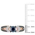 thumbnail image 2 of Everly Women's Diamond 10K Rose Gold Engagement Ring, 2 of 7