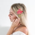 thumbnail image 4 of Yesbay Hairpin with Tassel Design Shiny Rhinestones Floral Embellishment Lightweight Versatile Hair Clip Hair Accessories, 4 of 8
