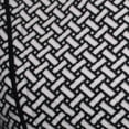 thumbnail image 4 of Lands End Size 6 Petite Sleeveless Jacquard Flounce Dress, Black & White, 4 of 5