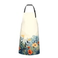 thumbnail image 2 of Lsque Floral Mountain Landscape Waterproof Apron Chef Aprons for Men Heavy Duty Chemical Work Apron Extra Long Grilling Aprons with Adjustable Bib Apron, 2 of 9