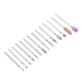 thumbnail image 1 of Nail Grinding Head Holder Nail Grinding Head Holder Set 20 Holes 14pcs Nail Grinding Head Holder Manicure Pedicure Bits Holder With Transparent Storage Box, 1 of 8
