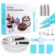 thumbnail image 2 of Cake TurnTable Set de placa giratoria Espesado Tubo de pastelería Decoración de postre Herramientas para hornear Decoraciones Hornear Cocina para el chocolate 52 piezas Eigraketly HA010847-00B, 2 of 7