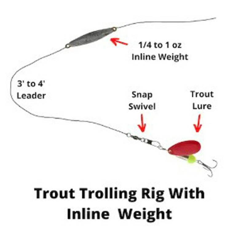 Stellar Trolling Ounce Pack) Sinker Fishing Weights
