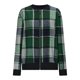 thumbnail image 1 of Chaquetas de Mujer Informales con Cremallera, de Franela A Cuadros, Larga, Holgadas, Ideales para Otoño. Verde M, 1 of 6