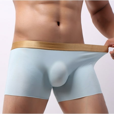 

B91xZ Lingerie For Women Seamless Underwear Boxer Fashionable Comfortable Breathable Pants Ice Men s Women s Lingerie Set plus Size Light Blue XXL