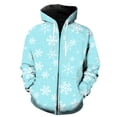 thumbnail image 1 of Sudadera con capucha y cremallera para hombre, diseño de copos de nieve de invierno, moda 2024, gran oferta, chaquetas de gran tamaño con capucha, informal, estampado 3D, ropa de calle unisex, 1 of 6