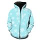 thumbnail image 1 of Sudadera con capucha y cremallera para hombre, con estampado de copos de nieve de invierno, chaquetas con capucha, estampado 3D, estilo hip hop, primavera, talla grande, gran oferta 2024, 1 of 6