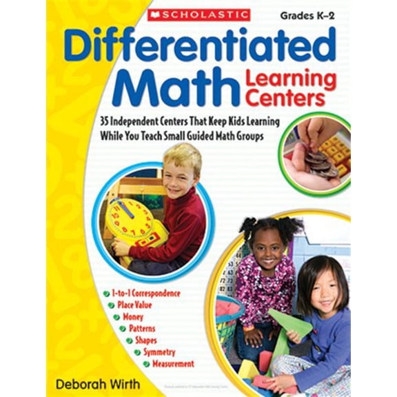 Pre-Owned Differentiated Math Learning Centers, Grades K-2 Paperback