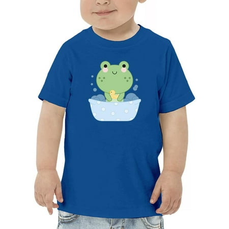 

Cute Baby Frog Bubble Bath T-Shirt Toddler -Image by Shutterstock 2 Toddler