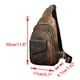 thumbnail image 2 of Bolso bandolera Le'aokuu para hombre de piel auténtica, 2 of 7