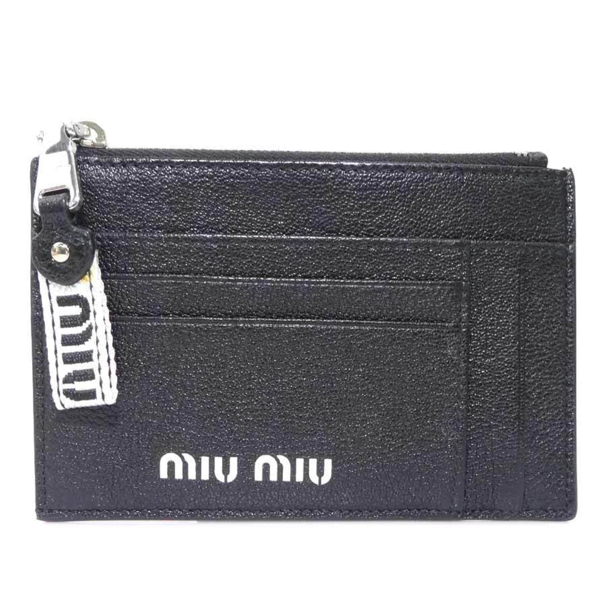 小物 MIU MIU Leather Wallet coin case Miu miu ◇coin case - Gem