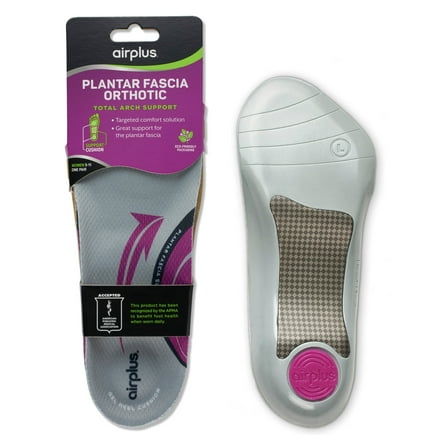 Airplus Plantar Fascia Orthotic Insole for Women, 1 Pair, Size 5-11
