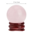 thumbnail image 2 of Raindrops 1Pack Round Pink Powder Crystal Ball Ornament for Home Decoration Decorative Spheres, 2 of 6
